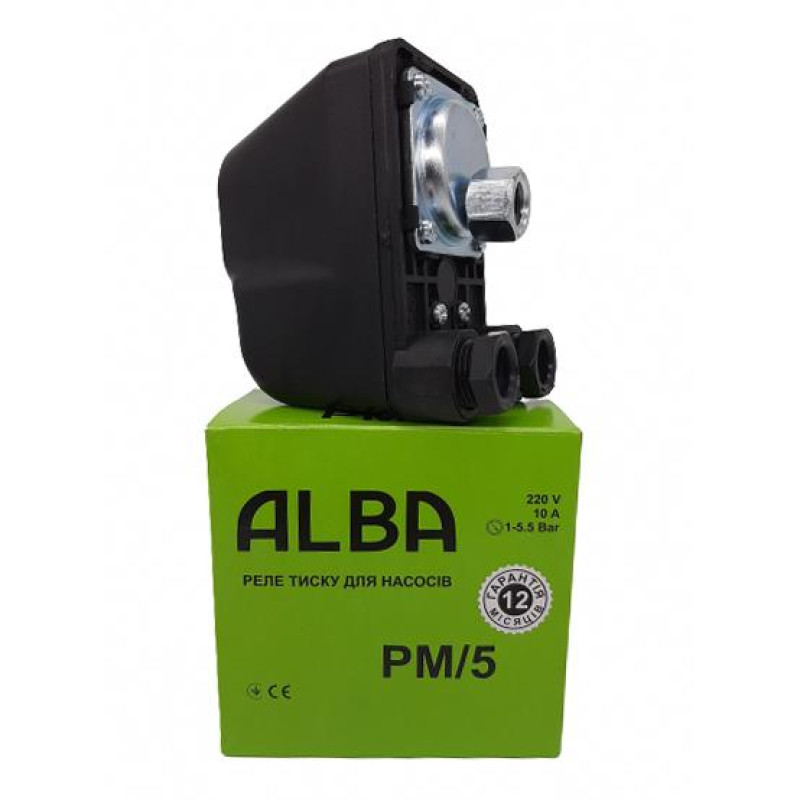 Peле тиску з накидною гайкою ALBA РМ-5