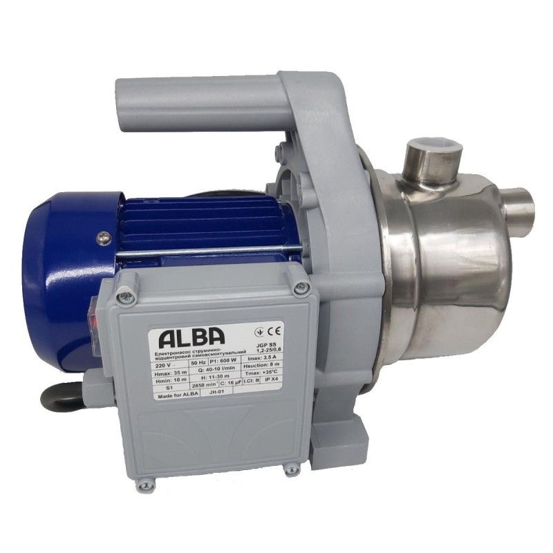 Насос JGP SS1.5-25/0.8 ALBA відцентровий самовсмоктувальний