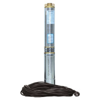 Aquatica Dongyin 4SEm6/8 (777493) 0.75кВт H 58(38)м Q 140(100)л/хв Ø102мм 30м - Насос свердловинний відцентровий