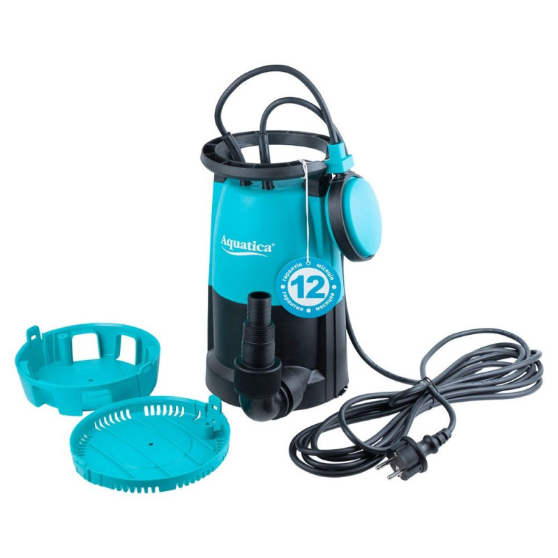 AQUATICA XKJa750E (773134) Насос дренажний садовий 3в1 0.75кВт Hmax 8.5м Qmax 290л/хв