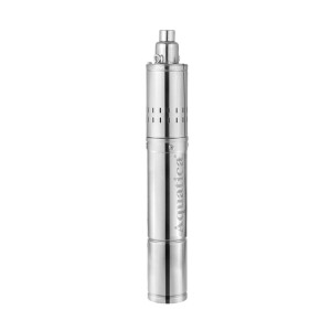 AQUATICA 4QGDM1.8-50-0.5 (778212) Насос скважинный шнековый (0.5кВт H 107(34)м Q 40(30)л/мин Ø96мм 10м кабеля)