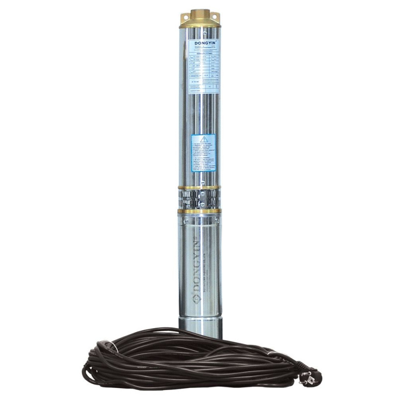 Dongyin 4 SEm4/10 0.75кВт H 73(55)м Q 100(60)л/хв Ø102мм 40м кабелю - Насос свердловинний