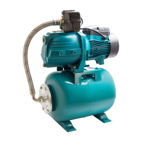 AquaticaLEO AJm90A3/UA (775386/24) Насосна станція (0.9кВт Hmax 48м Qmax 85л/хв Leo (самовсас. насос) 24л)