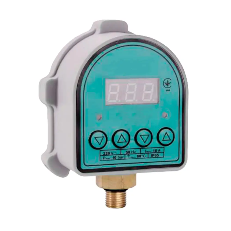 Електронне реле тиску AQUATICA 1.1кВт Ø¼ (779533) із захистом сухого ходу 