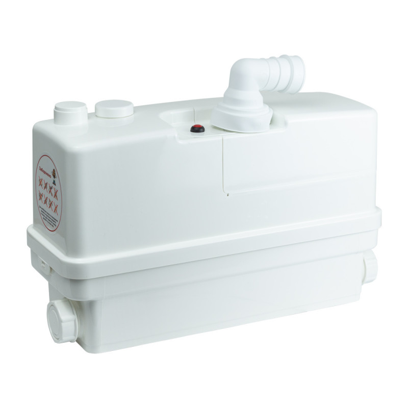 LEO 3.0 WC601A (776914) Станція каналізаційна (0.6кВт Hmax 8.5м Qmax 110л/хв 3 входи + фронтальний вхід 90мм)