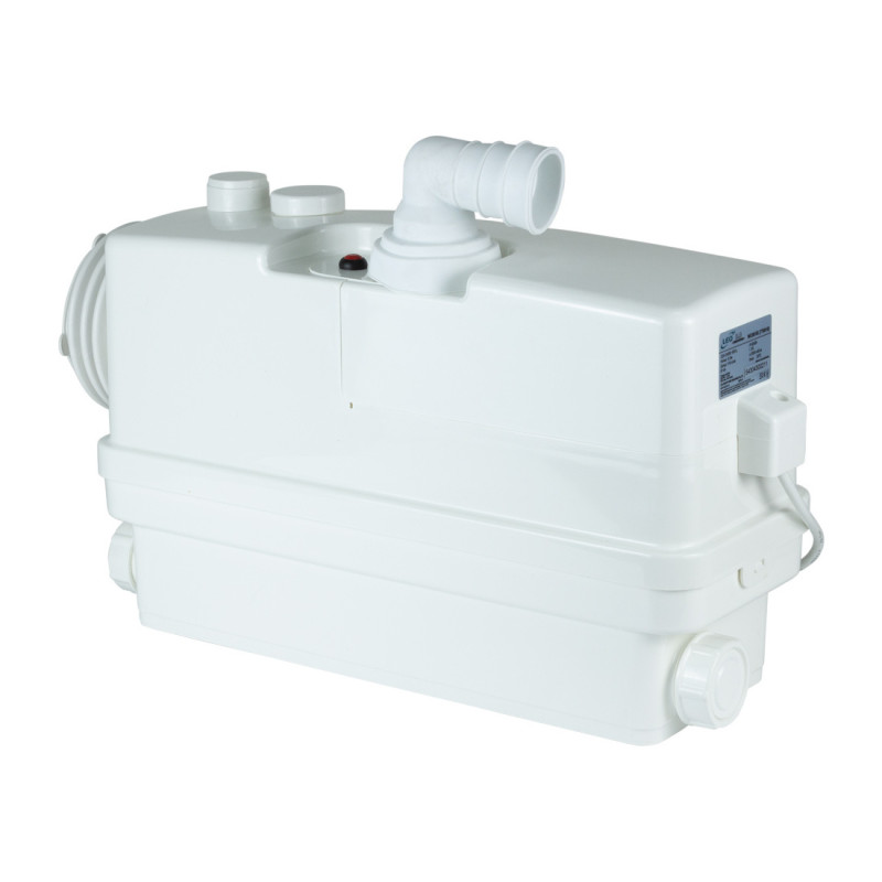 LEO 3.0 WC601B (776916) Станція каналізаційна (0.6кВт Hmax 8.5м Qmax 110л/хв 3 входи + бічний вхід 90мм)