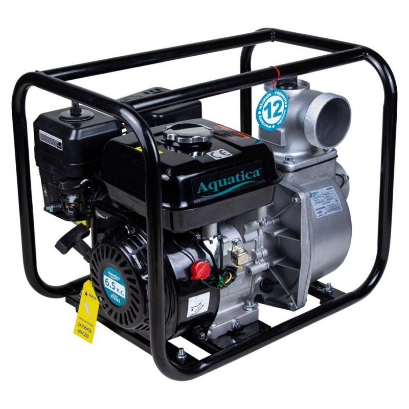 Мотопомпа  Aquatica AQ30CX (772532) 5 кВт / Hmax 30м / Qmax 65м³/ч 