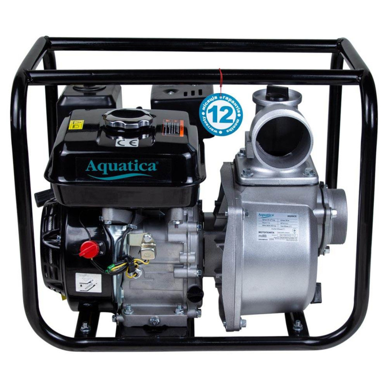 Мотопомпа  Aquatica AQ30CX (772532) 5 кВт / Hmax 30м / Qmax 65м³/ч 