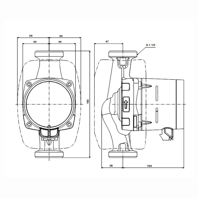 Циркуляционный насос Grundfos ALPHA3 25-40 180 (99371956)