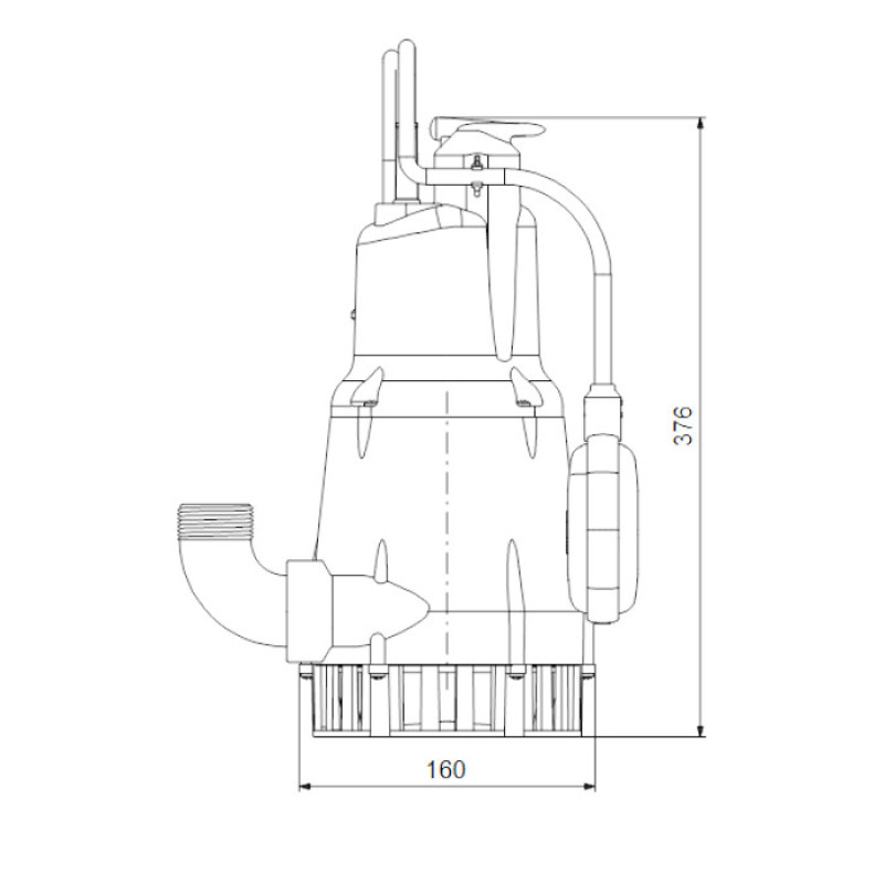 Дренажный насос Grundfos KPС 600 A (98864015)