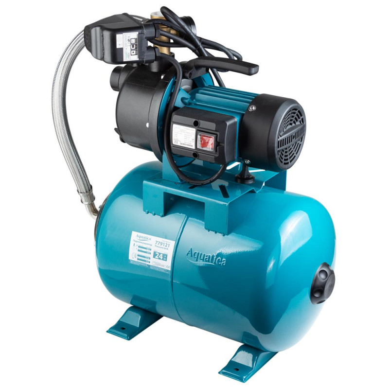 AquaticaLEO EKJ-1002PA5/UA (775308/24) Насосна станція (1кВт Hmax 44м Qmax 73л/хв 24л Україна)