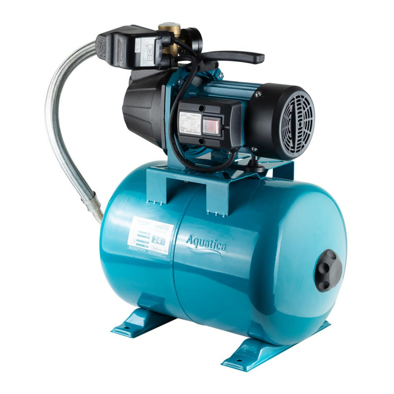 AquaticaLEO EKJ-802IА5/UA (775346/24) Насосная станция (0.8кВт Hmax 38м Qmax 58л/мин 24л)