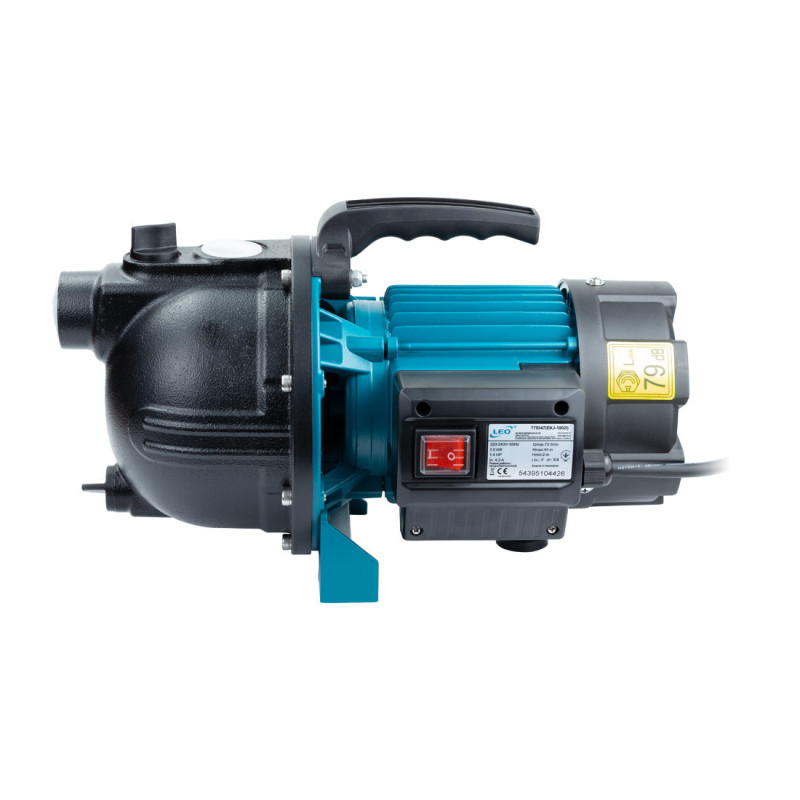 LEO EKJ-1002I (775347) Насос центробежный самовсасывающий 1кВт Hmax 44м Qmax 73л/мин 