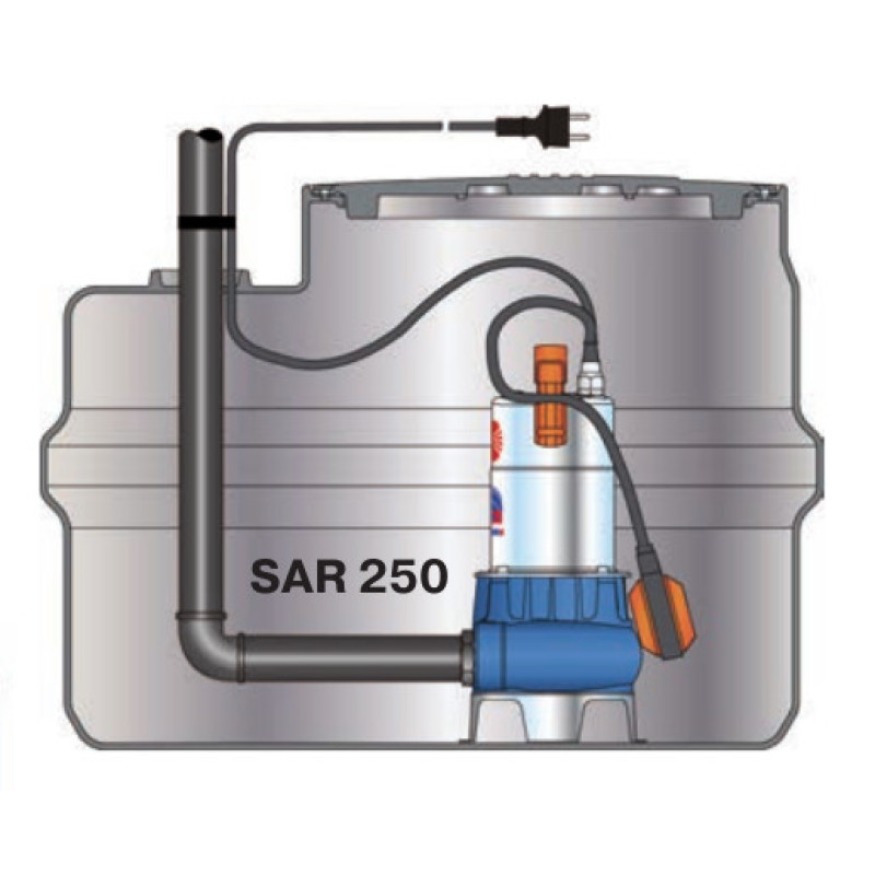 Pedrollo SAR 250-VXm 10/50 - Канализационная станция