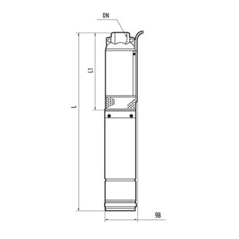 Насосы плюс оборудование 100SWS 4-32-0,45 - Насос центробежный скважинный (кабель 2м)
