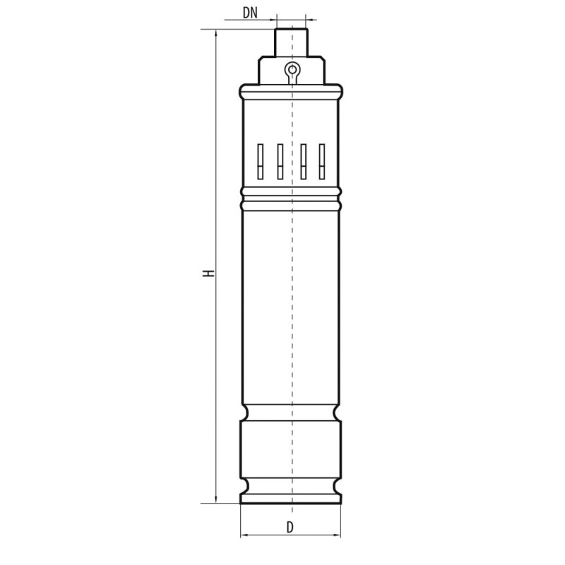 Sprut 3S QGD 1-65-0,75 - Насос шнековый скважинный (кабель 10м)