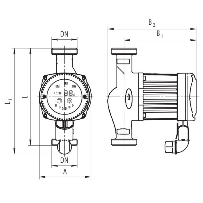 Насоси плюс обладнання BPS 25-6SM-180 Ecomax - Насос циркуляційний
