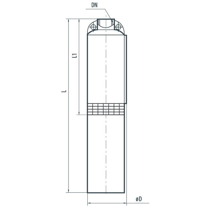 Насоси плюс обладнання KGB 90QJD 2-25/6-0,25D - Насос відцентровий свердловинний (кабель 25м)