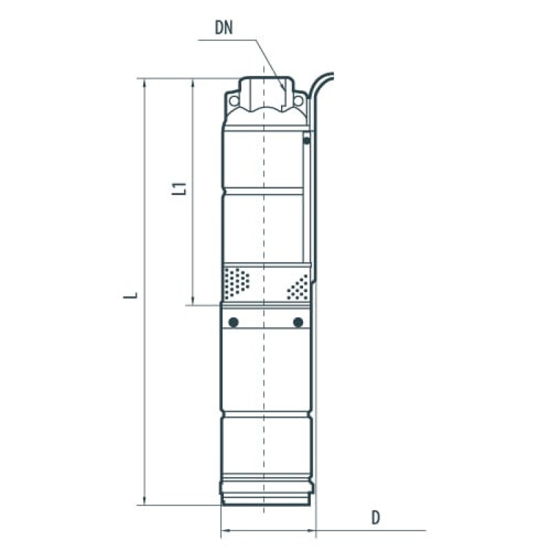 Скважинный насос NPO QGDа 2,5-60-0,75 шнековый (кабель 10м, пульт)