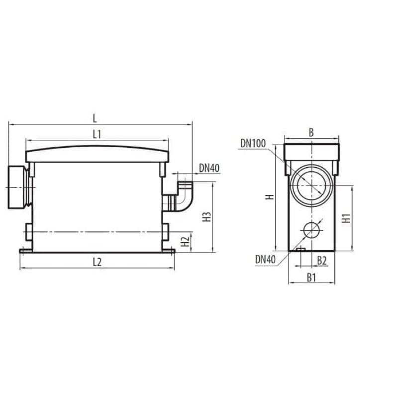 Sprut WCLift 800/4F - Каналізаційна установка