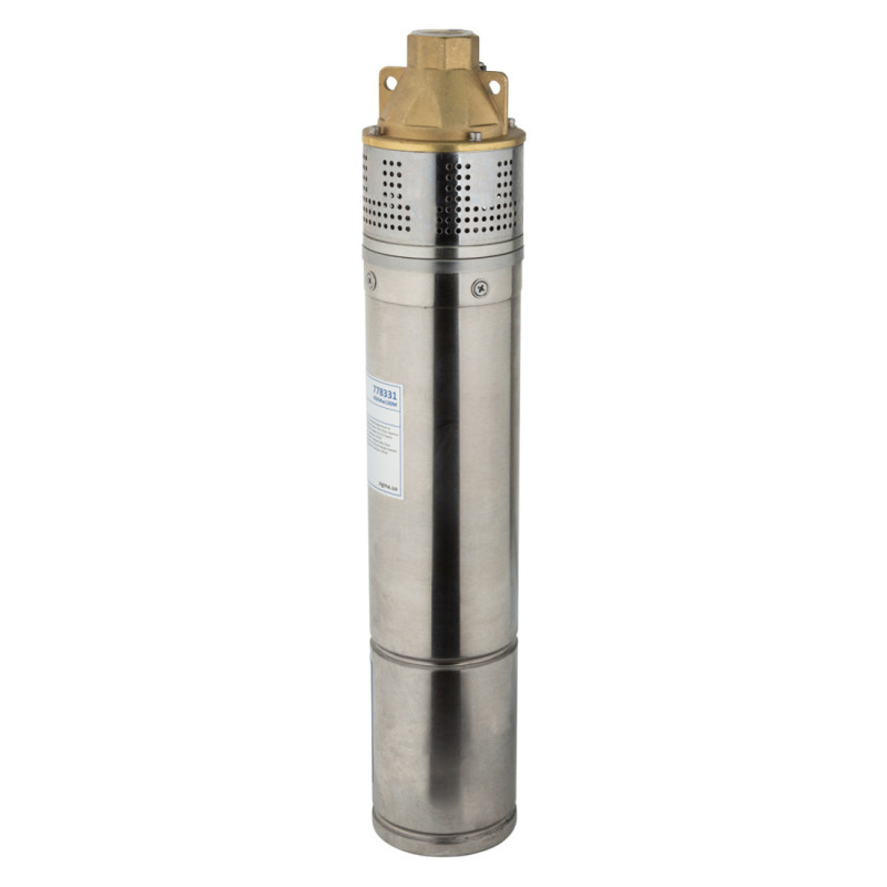 Насос вихровий WETRON 4SKmw100M (778331) 0.75кВт H 58 (34) м Q 45 (20) л/хв Ø96мм 10м кабелю