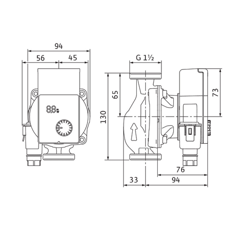 Циркуляційний насос Wilo Yonos PICO1.0 25/1-6-130 (4248085)