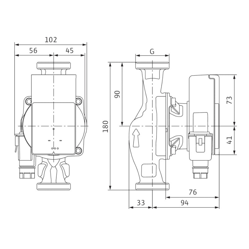 Wilo Atmos PICO 25/1-4 - Циркуляционный насос