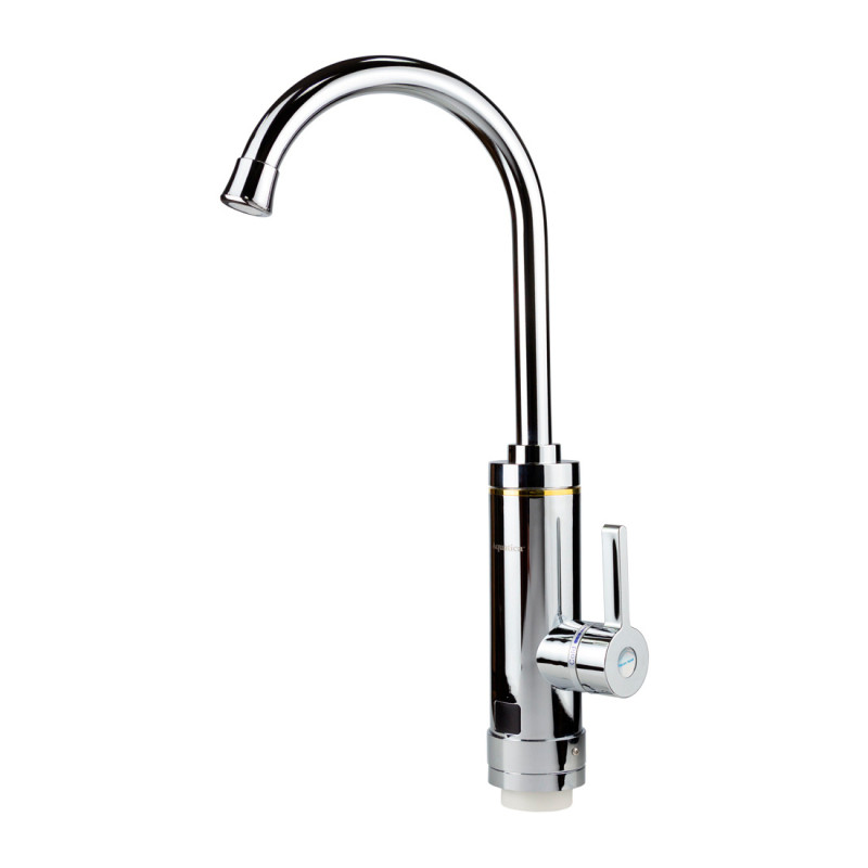 Кран-водонагрівач проточний HZ 3.0кВт 0.4-5бар для кухні гусак вухо на гайці (C) AQUATICA (HZ-6B143C)