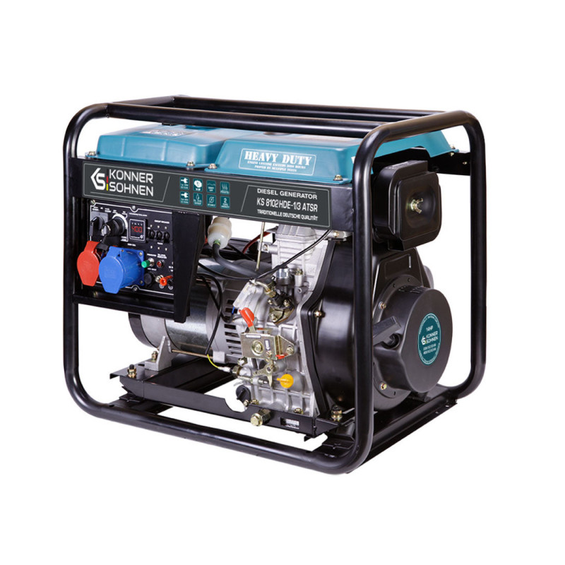 Дизельний генератор 6 кВт Könner & Söhnen KS 8102HDE-1/3 ATSR (EURO II)