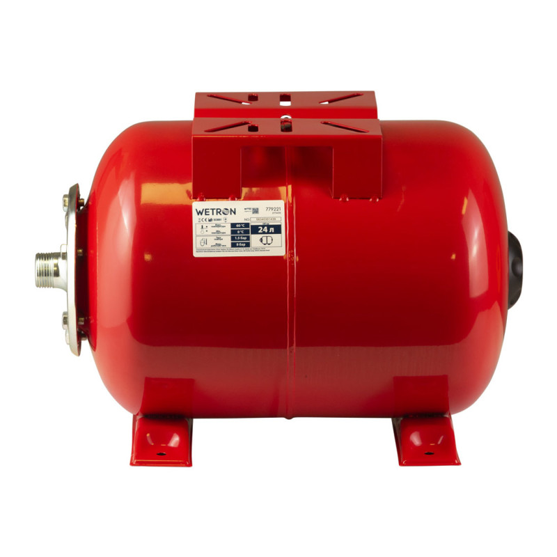 Гідроакумулятор горизонтальний 24л WETRON HTw24 (779221)