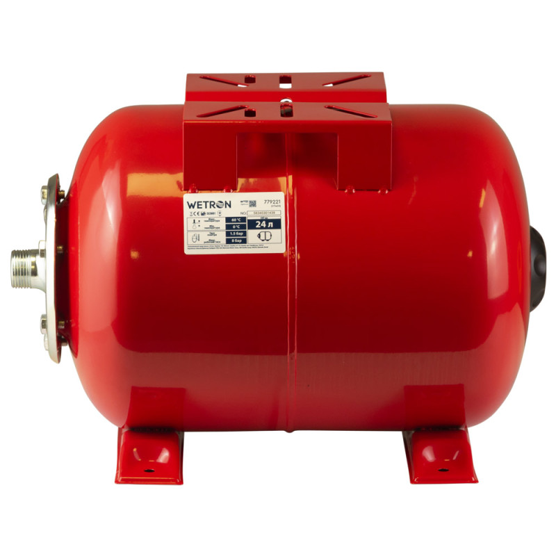Гідроакумулятор горизонтальний 24л WETRON HTw24 (779221)