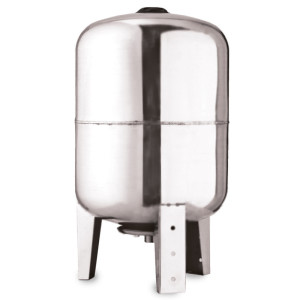 Гідроакумулятор вертикальний 50л WETRON VTw50SS (779214) нержавійка