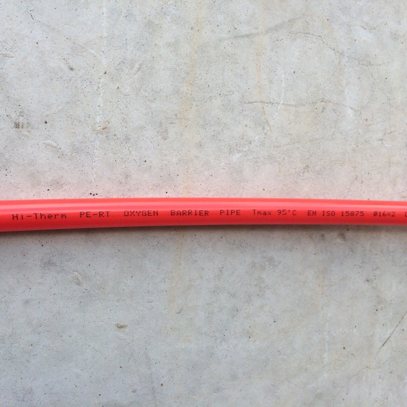 Труба Hi-Therm Triterm Rosso 16*2 (240м) зшитий поліетилен