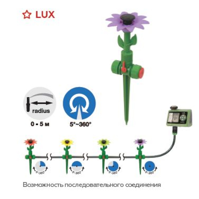 Ороситель AQUAPULSE АР3049 1/12 (Маргаритка) 