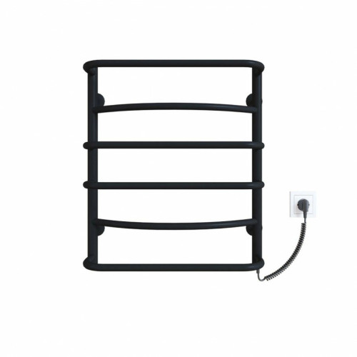 Полотенцесушитель электрический Deffi Аквамикс 500x600 правый, 60 Вт, черный