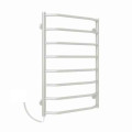 Полотенцесушитель электрический Deffi Трапеция 500x800 левый, 80 Вт, белый