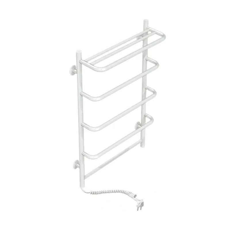 Рушникосушарка електрична Deffi Стандарт з полицею 500x700 лівий, 100 Вт, білий