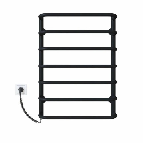 Рушникосушарка електрична Deffi Стандарт 500x700 лівий, 100 Вт, чорний