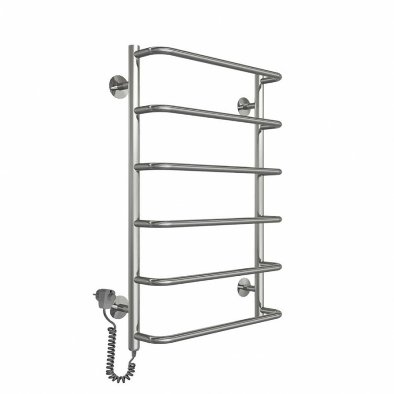 Полотенцесушитель электрический Deffi Стандарт 500x800 левый, 110 Вт, хром