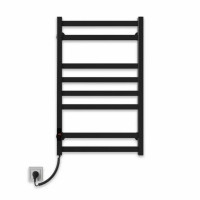 Рушникосушарка електрична Deffi Avast 500x800 лівий, 140 Вт, чорний