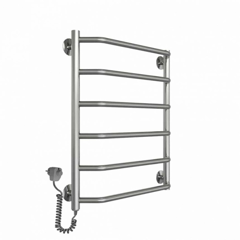 Рушникосушарка електрична Deffi Трапеція 500x600 лівий, 95 Вт, хром