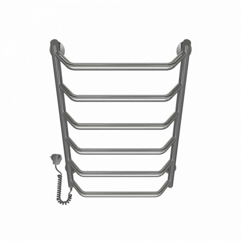 Рушникосушарка електрична Deffi Трапеція 500x600 лівий, 95 Вт, хром