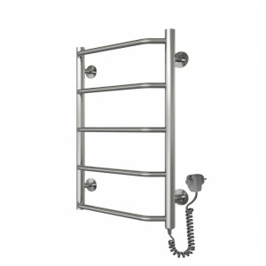 Полотенцесушитель электрический Deffi Трапеция 400x700 правый, 85 Вт, хром