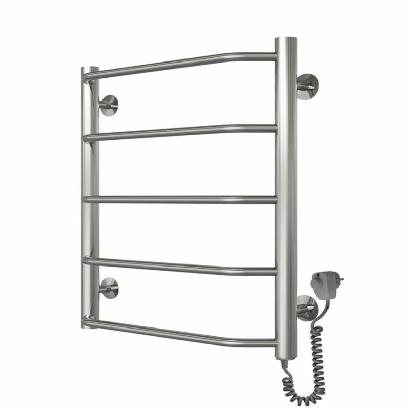 Полотенцесушитель электрический Deffi Трапеция 500x500 правый, 100 Вт, хром