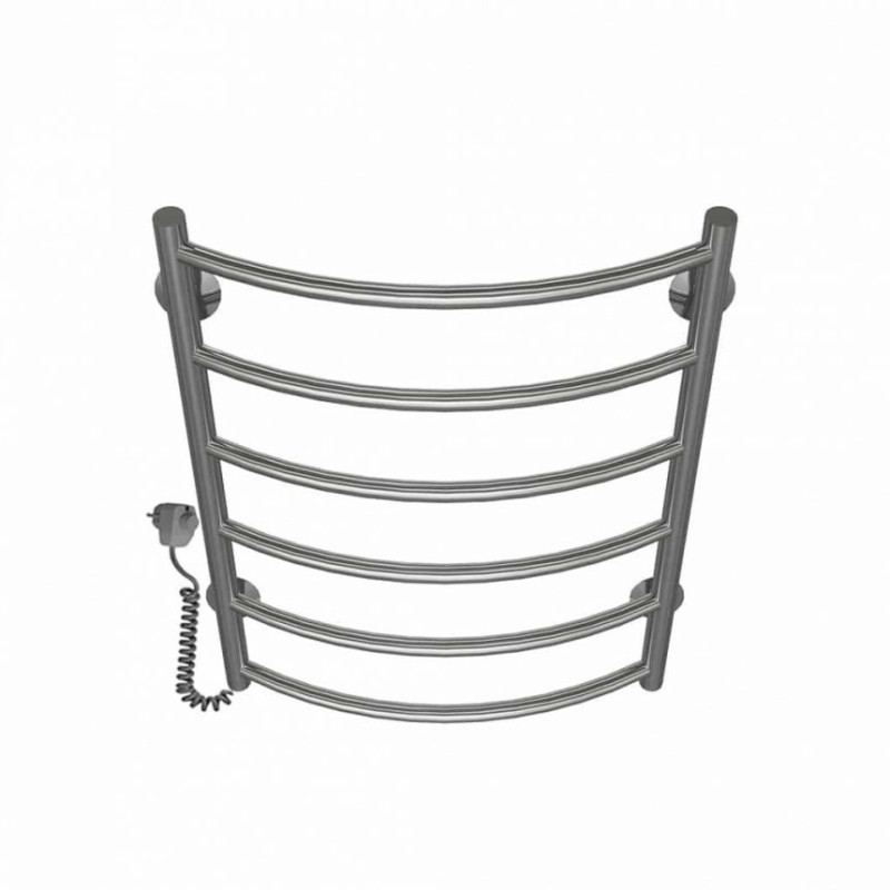 Полотенцесушитель электрический Deffi Классик 500x500 левый, 60 Вт, хром