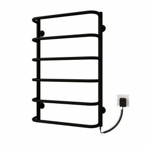 Рушникосушарка електрична Deffi Стандарт 500x600 правий, 60 Вт, чорний