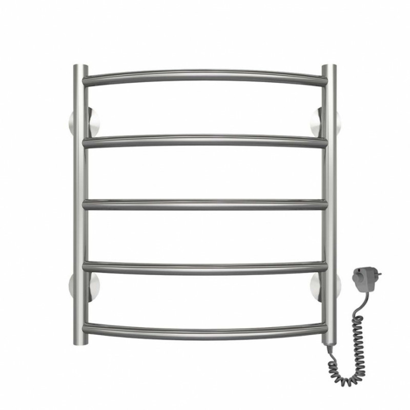 Полотенцесушитель электрический Deffi Классик 500x500 правый, 60 Вт, хром