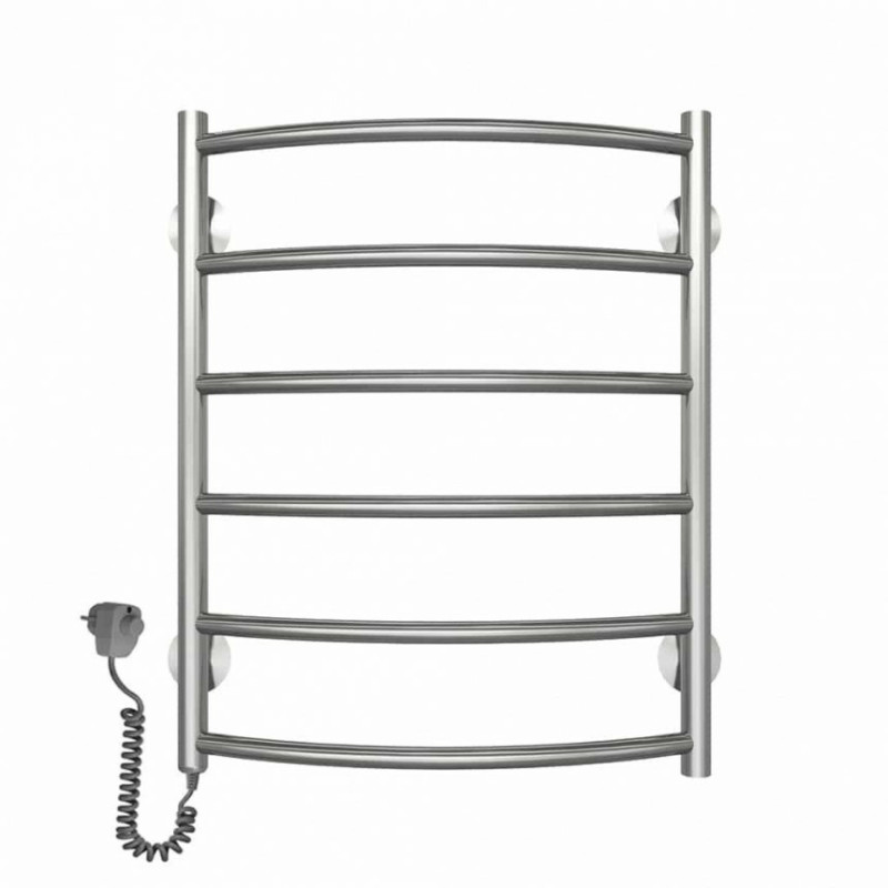 Полотенцесушитель электрический Deffi Классик 500x600 левый, 60 Вт, хром