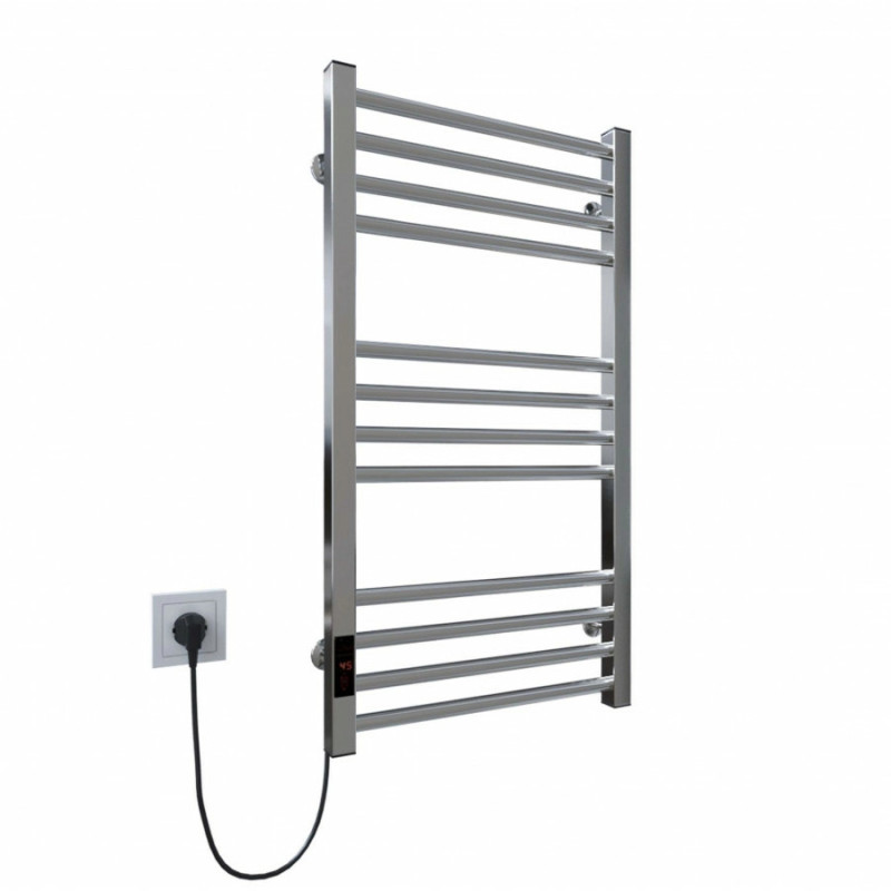 Рушникосушарка електрична Deffi Lima 400х800 мм лівий, 165 Вт, хром