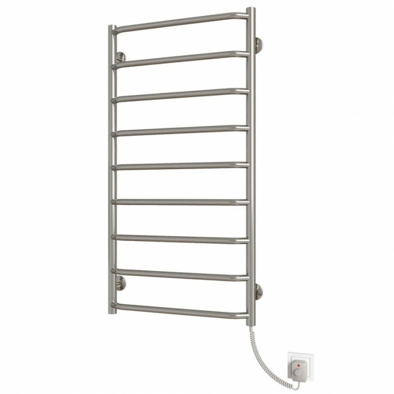 Полотенцесушитель электрический Deffi Трапеция 500x1000 мм правый, 120 Вт, хром